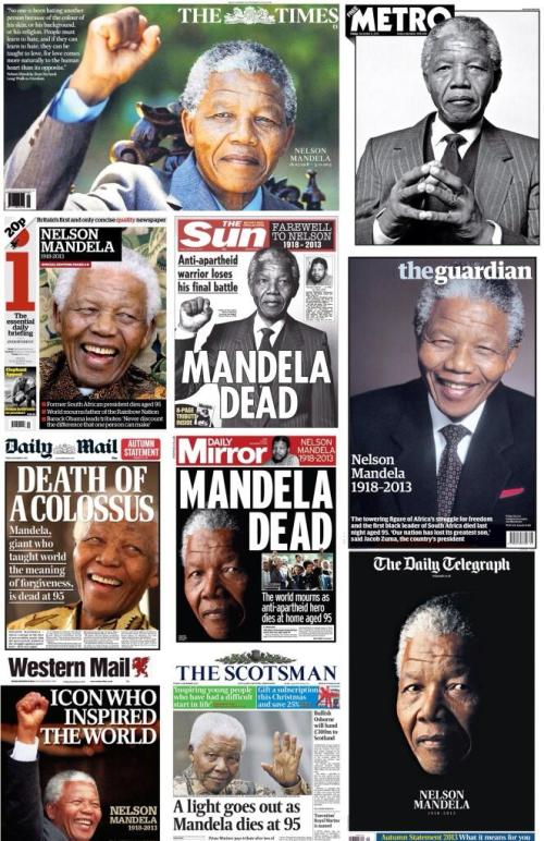 Nelson Mandela Death Press Reaction
